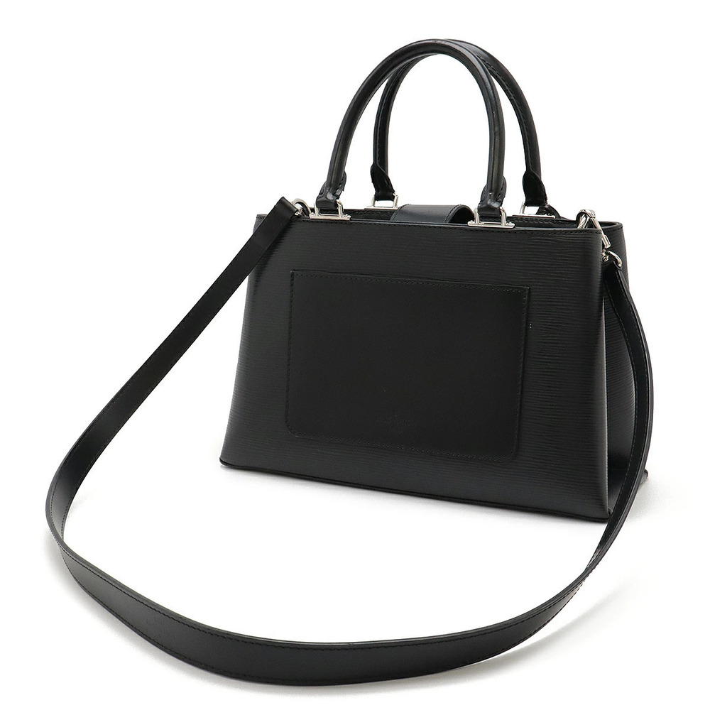 Louis Vuitton Noir Epi Bag 2way Clber Black Shoulder Black